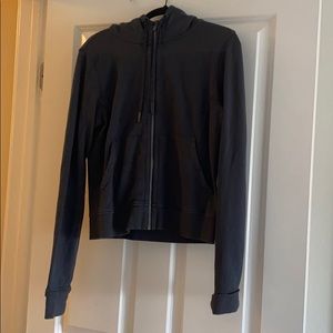 lululemon cropped zip up hoodie